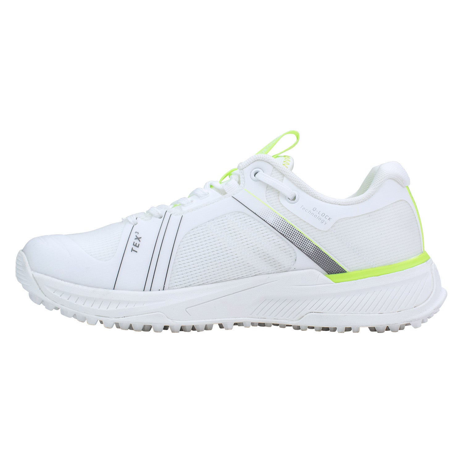 KC Players Cricket Shoe Rubber - White/Mint/Grey